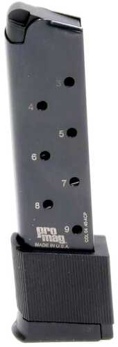 Promag Colt Government Magazine .45 ACP - 10 Round Blue Easy Loading Rugged High Carbon Heat-Treated Body Durable