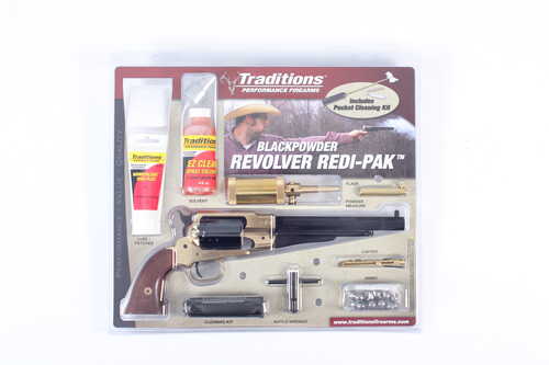 Traditions 1858 Army .44 Bl/WD Pkg Brass REDI-PAK | Walnut FRS18581