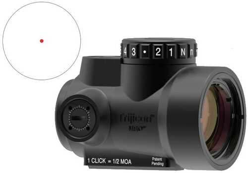 Trijicon 2200003 MRO 1x 25mm 2 MOA Illuminated Red Dot CR2032 Lithium Black Hardcoat Anodized