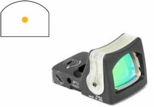 Trijicon Ruggedized Miniature Reflex Red Dot Matte Dual Illumination 9 MOA Amber Dot Rm05