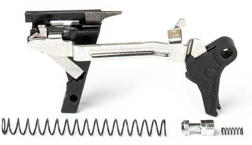 ZEV FFTPRODRP3G9 Pro Trigger Drop-In Kit for Glock 17/19/26/34 Gen 1-3 9mm Luger Black Hardcoat Anodized Aluminum Flat