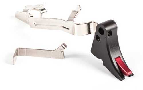 ZEV Fulcrum Adjustable Trigger Bar Kit, Small, Blk/Red