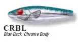 L&S Mirrolure She Dog 1/2 4In Chrome/Blue Back Md#: 83Mr-CRBL