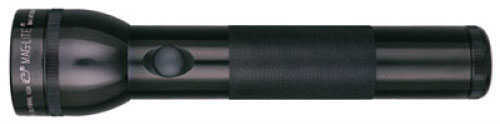 Mag 2 D-Cell Flashlight Black - Hang Pack High-intensity Krypton Light Beam 1/2 Turn Cam Action Focus Self-Cleaning
