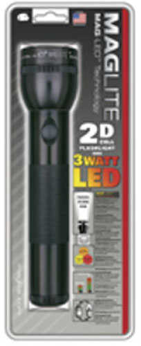 Maglite Led 2-Cell D Flashlight Black - Hang Pack 3 Watt Powerful focusing Beam Balanced Optics Intelligent En