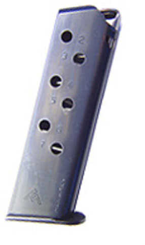 Mecgar Walther PPK/S Magazine With Standard Flat Metal Floorplate .380 Cal - 7 Rounds - Anti-Corrosion Blue-Oxide Finis