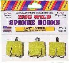 Magic Bait Sponge Hooks #4 Treble 3Pk Md#: 21-48