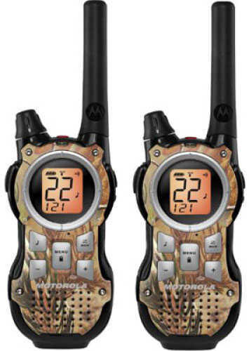 Mr355R Two-Way Radio Camo - Up To 35 Mile Range 22 channels 8 Repeater 10 Call Tones Dual Power Vibra