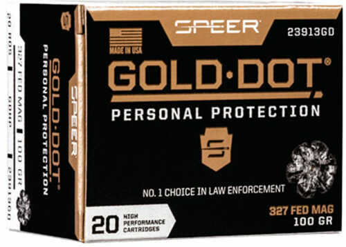 327 Federal Mag 100 Grain Jacketed Hollow Point 20 Rounds Speer Ammunition Magnum
