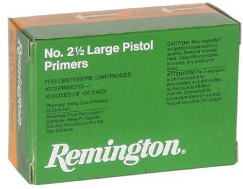 Remington 2 1/2 Large Pistol Primer (1000 Count)