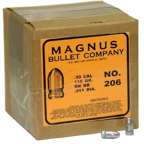 Magnus 30 Caliber 7.62x39mm .311 Diameter 115 Grain Round Nose Bevel Base 500 Count