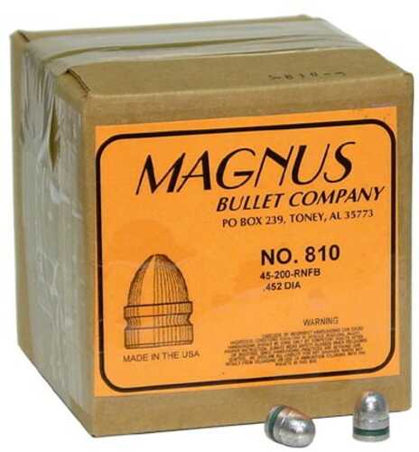 Magnus 45 ACP .452 Diameter 200 Grain Round Nose 500 Count