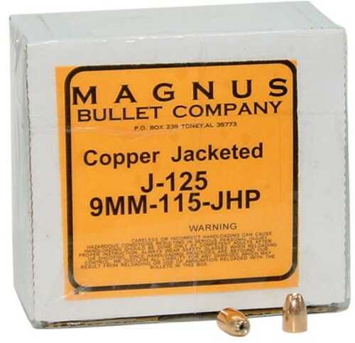 Magnus 9mm .355 Diameter 115 Grain Jacketed Hollow Point 250 Count