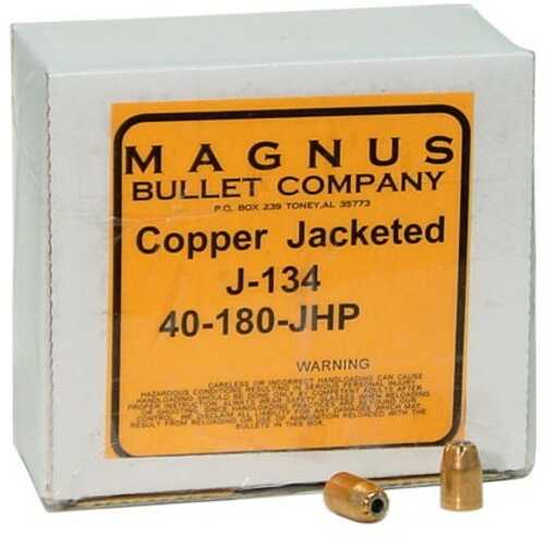 Magnus 10mm/40 Caliber .400 Diameter 180 Grain Jacketed Hollow Point 250 Count