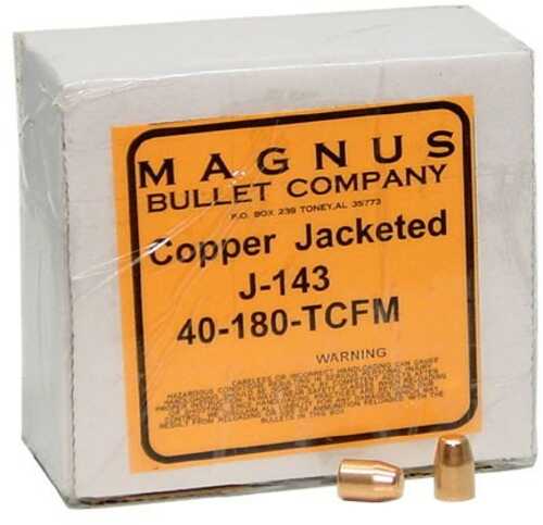 Magnus 10mm/40 Caliber .400 Diameter 180 Grain Truncated Cone 250 Count