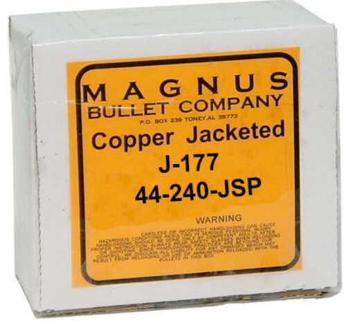 Magnus 44 Caliber .429 Diameter 240 Grain Jacketed Soft Point 250 C ount