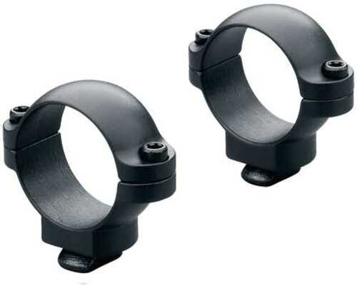 Leupold Dual Dovetail 1" Rings Medium Matte Finish Machined Steel - Classic Low-Profile Mount Connections at