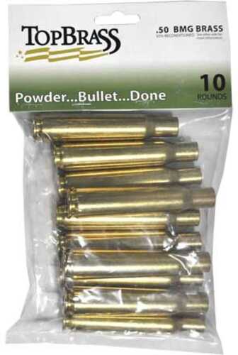 Top Brass 50 BMG Reconditioned Unprimed Rifle 10 Count