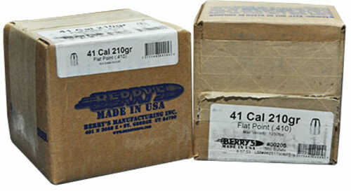 Berry's 41 Caliber .410 Diameter 210 Grain Flat Point Plated 1000 Count