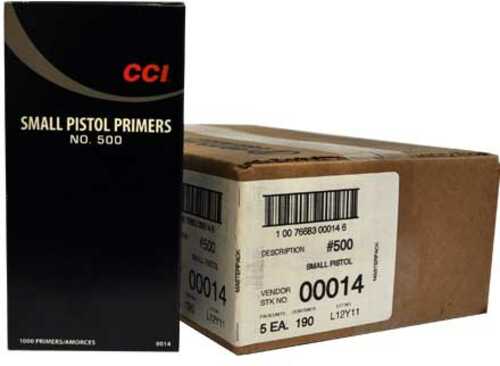 #500 Small Pistol Primer 5000 Count Case-img-0