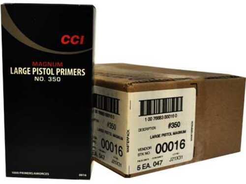 CCI #350 Magnum Large Pistol Primer 5000 Count Case