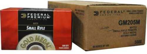 Federal Gold Medal Small Rifle Match Primer #GM205M (5000 Count Case)