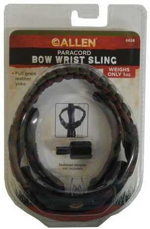 Allen Bow Sling Braided Camo With Leather Yoke & Stabilizer Nut Model: 6638