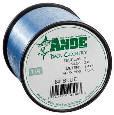 Ande Back Country Mono Line Blue 30# 2Lb Spool Model: BC-2-30