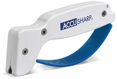 Accusharp Knife Sharpener Pull Through White/Blue