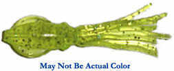 Reef Fisher B2 Squid 3In 10Pk Chartreuse Glitter Md#: 49Mu10