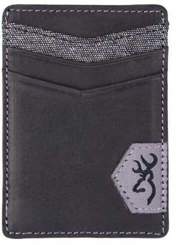 Browning Wallet Black Leather Front Pocket Model: 1B222615