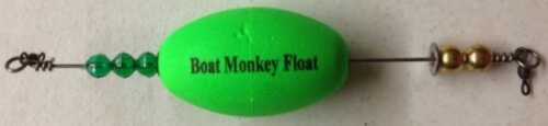 Boat Monkey Float 2 1/2In Oval Green