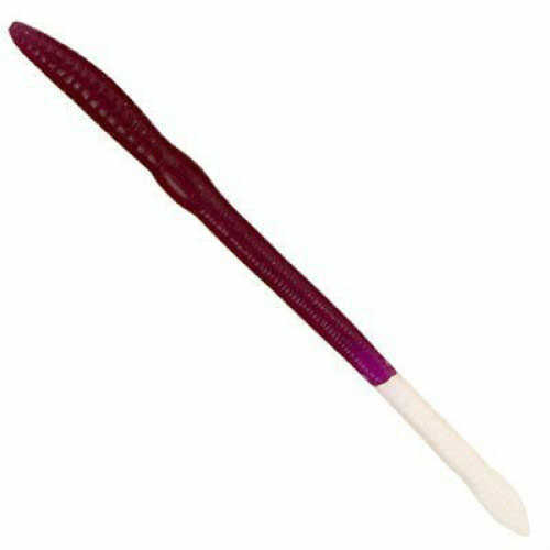 Creme Scoundrel Worm 12bg 8In Purple/White Tail Md#: 378-99