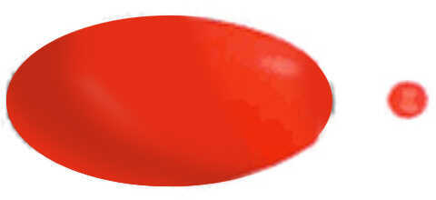 Oval Foam Float 2 1/2In Red 50/bg