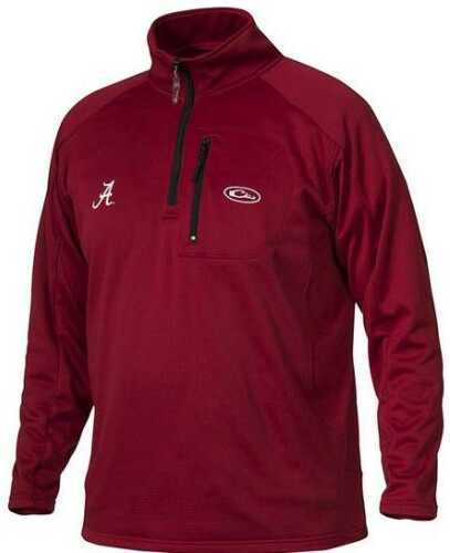 Drake 1/4 Zip University Of Alabama Long Sleeved Crimson Pullover 2xl Model: Sd-ala-2040-crm-5