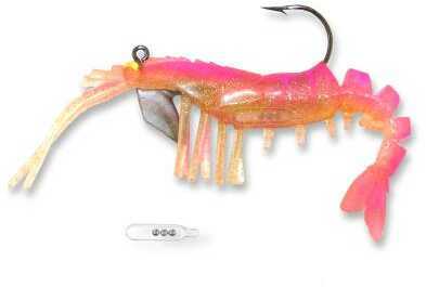 Egret Vudu Rattler Shrimp 3 1/2In 2Pk Pink Model: E-VS35R-14-14