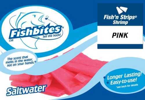 Fishbites N Strips Shrimp Pink Long Lasting