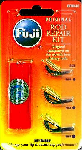 Angler Resource Fuji Micro Rod Tip Repair Kit 3 Black Tips And Glue Md: BMFRK4C