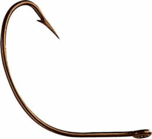 Mustad Wide Gap Hook Bronze 100/Bx Md#: 37140-1