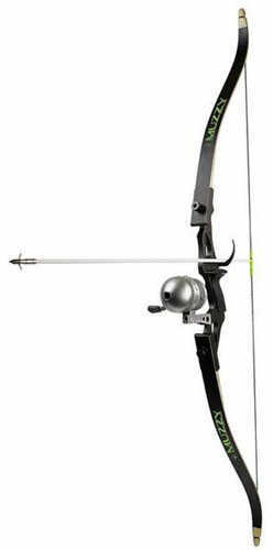 Muzzy Bowfishing Kit Recurve Bow/Reel/Arrows/Rest/Finger Guard