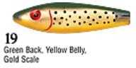 L&S Mirrolure Spotted Trout 1/2Oz 3 3/8In Green Bk/Yel&Gold