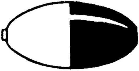 Plastilite Oval Float Balsa 3 1/2 Rw 12Bx