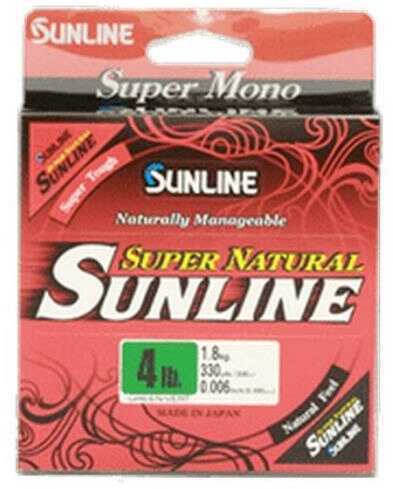 Sunline Super Natural Mono Clear 330Yd 8Lb Model: 63758744