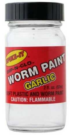 Spike-It Dip-N-Glo Worm Paint 2Oz Garlic Chart Model: DWP2GRL-8761