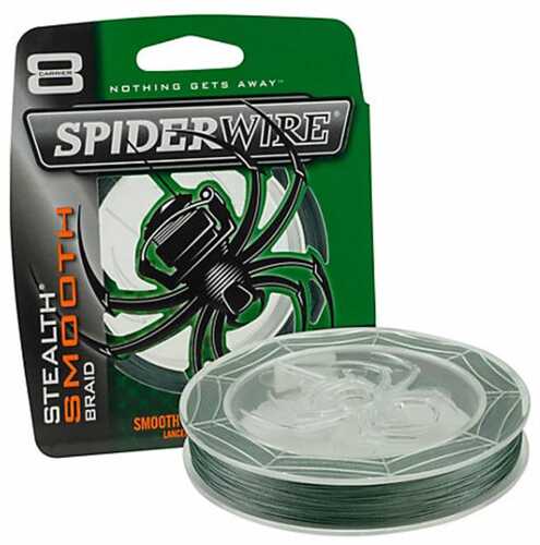Spider Stealth Smooth Braid Green 200yds - 80lb / 20lb Diameter Model: Scsm80g-200