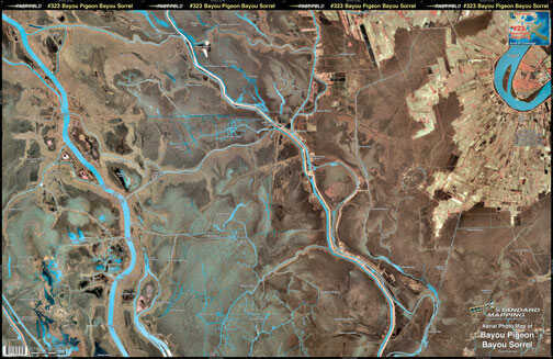 Standard Laminated Map Dautrieve To Bayou Sorrel Md#: M023