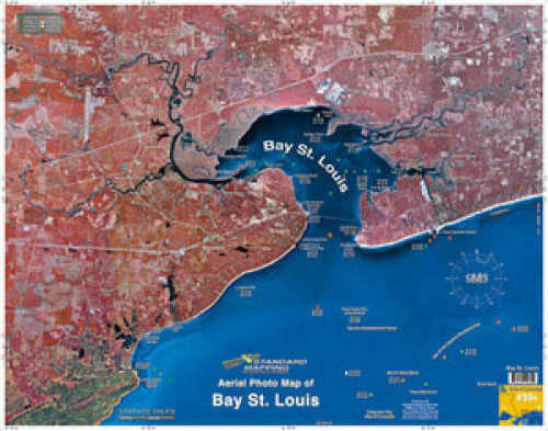 Standard Laminated Map Bay St. Louis Md#: M039