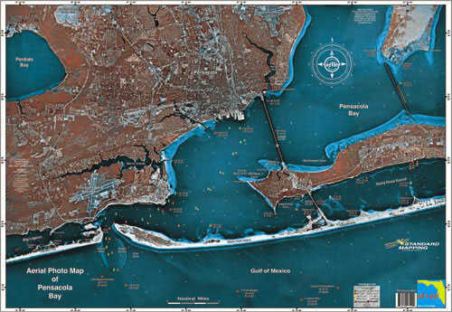 Standard Laminated Map Pensacola Md#: MF122