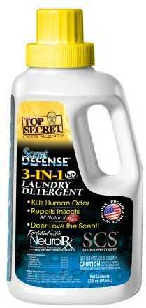 Top Secret Scent Defense Laundry Detergent 32Oz Model: SD1003