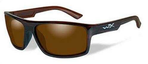 Wiley X Polarized Sunglasses Peak Amber/Gloss Tortise Model: ACP EA04